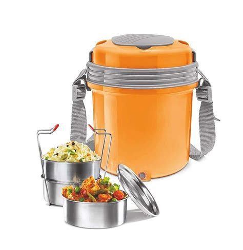 MILTON Electron Stainless Steel Tiffin Box Set, Nepal 